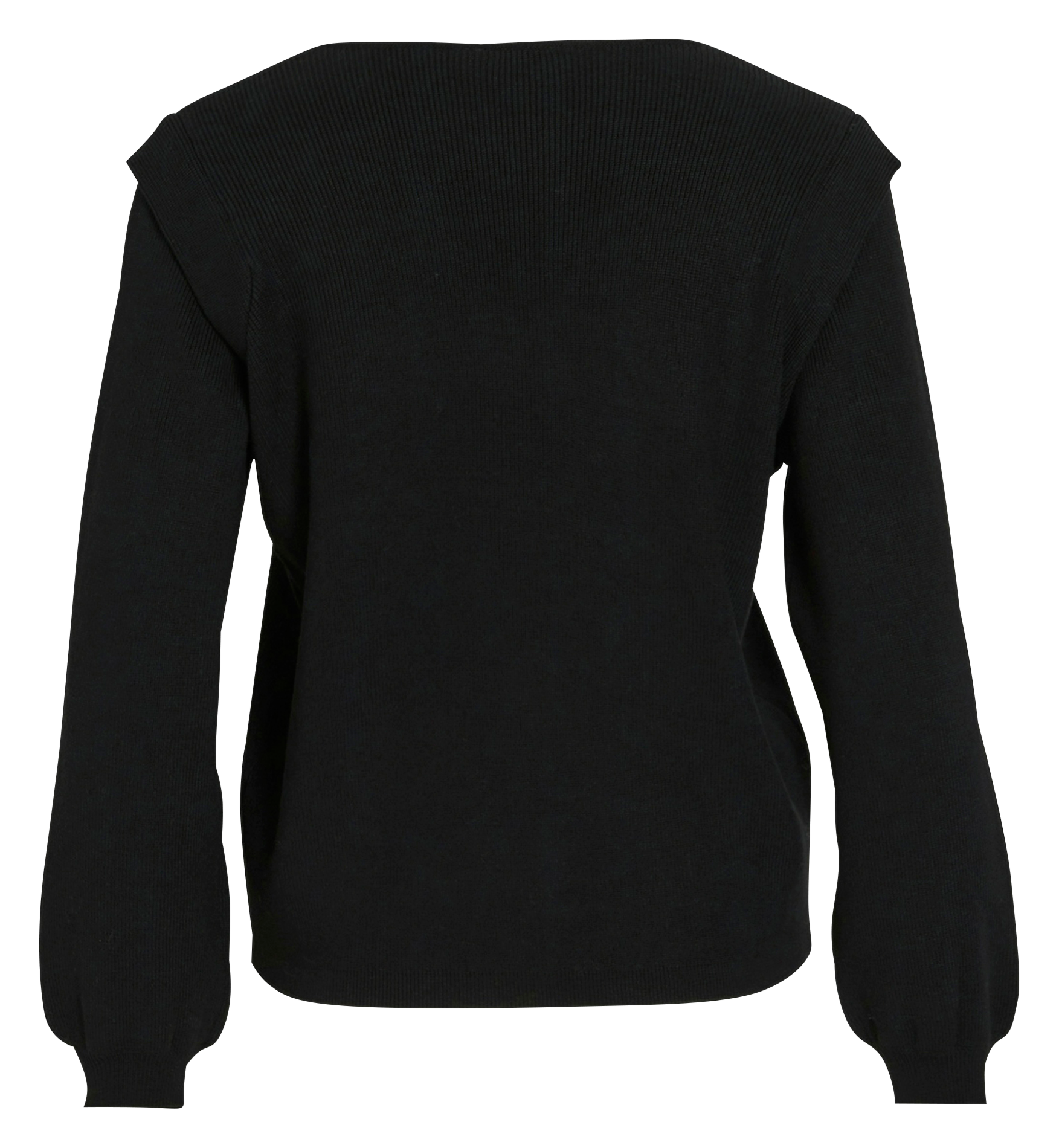 CLEMENTE - Pull col V| Noir