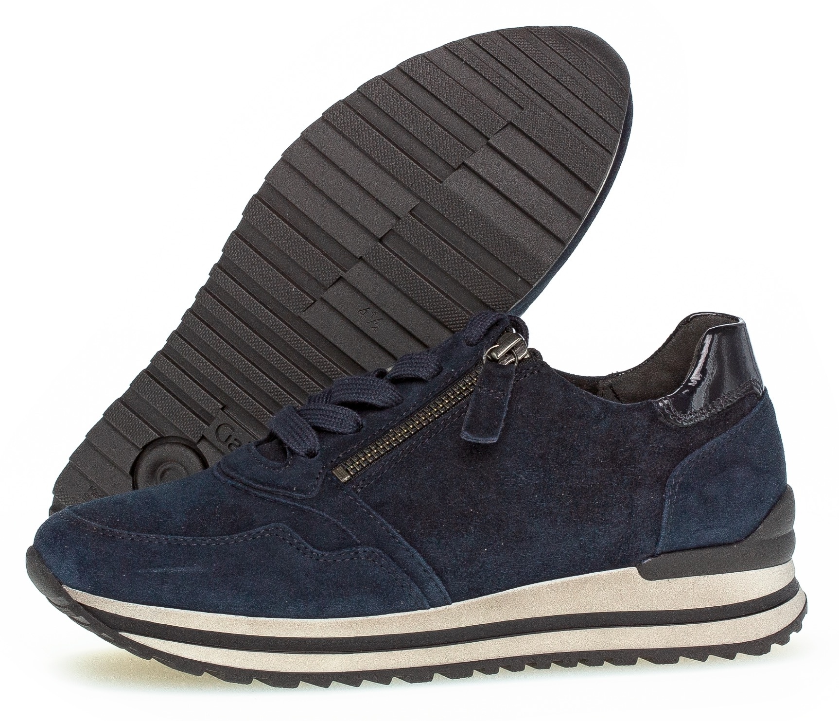 Gabor Keilsneaker »Turin«  , Freizeitschuh, Halbschuh, Schnürer, gepolsterter Schaftrand, H-Weite