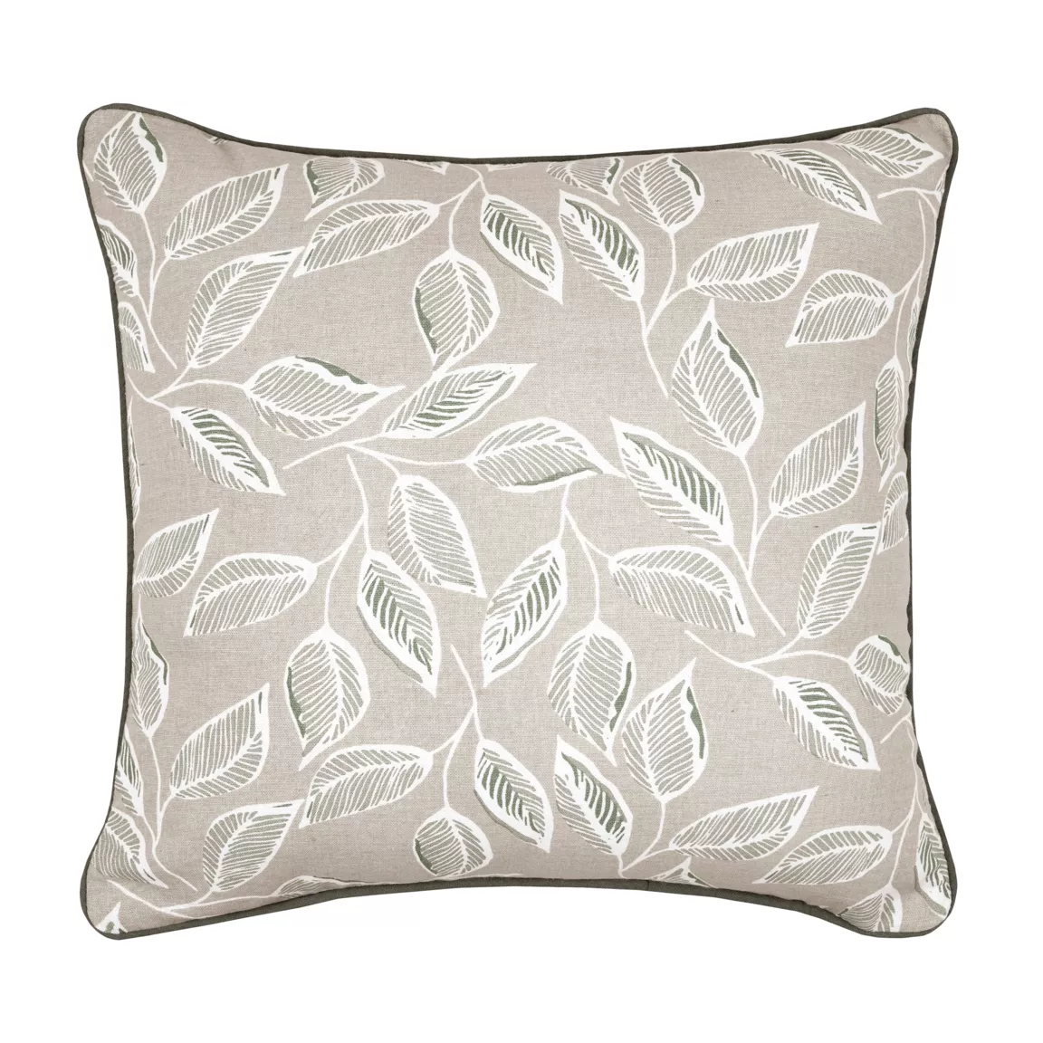 Coussin carré coton (40 x 40 cm) Manisa Vert