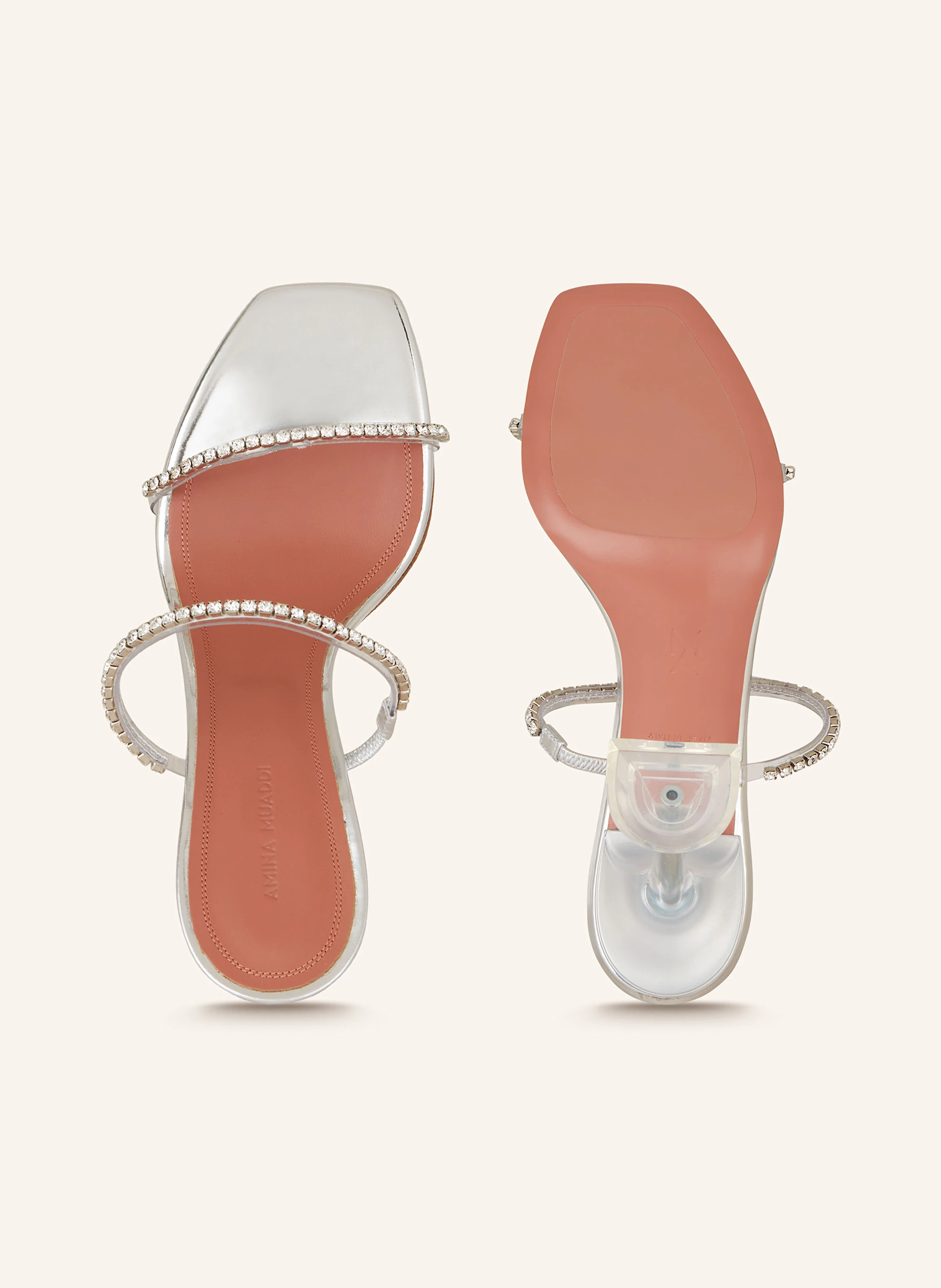 AMINA MUADDI Mules GILDA mit Schmucksteinen