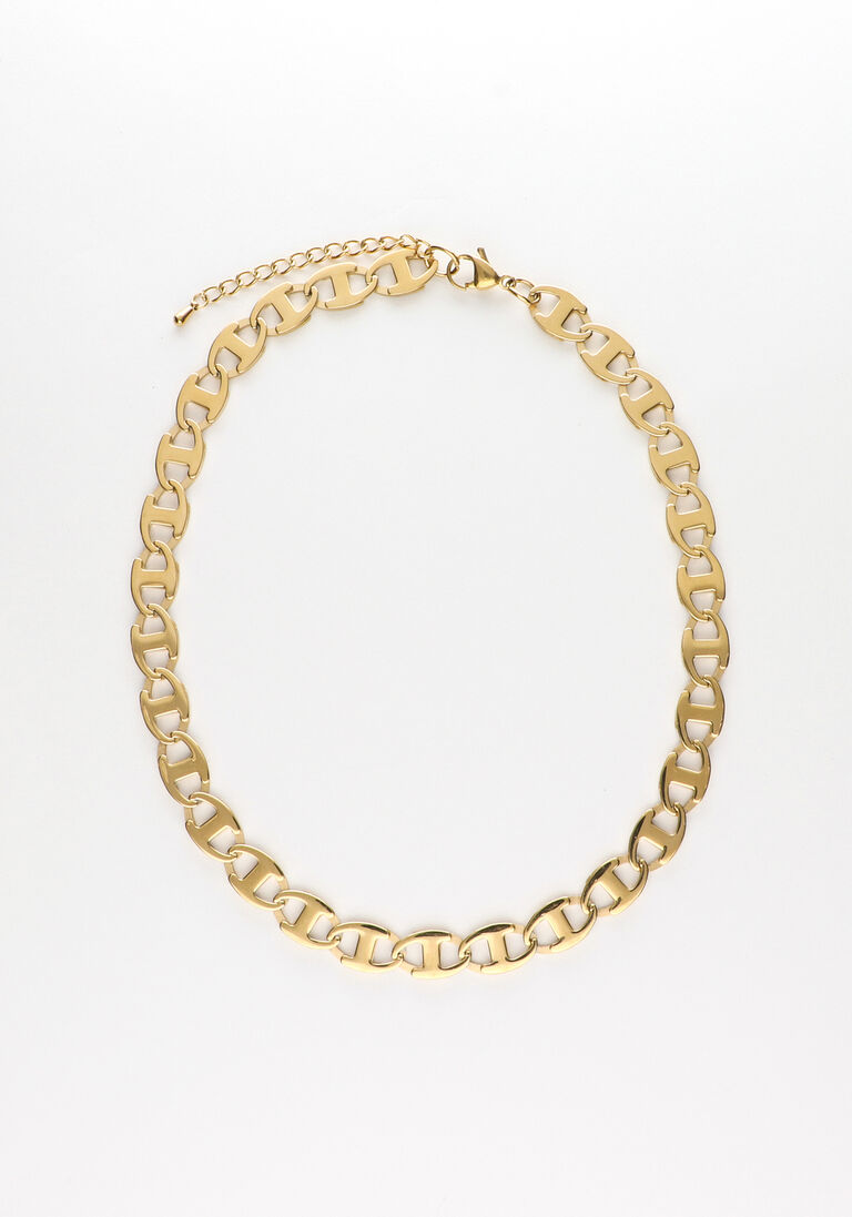NOTRE-V gouden notre-v ketting ketting schakel #5