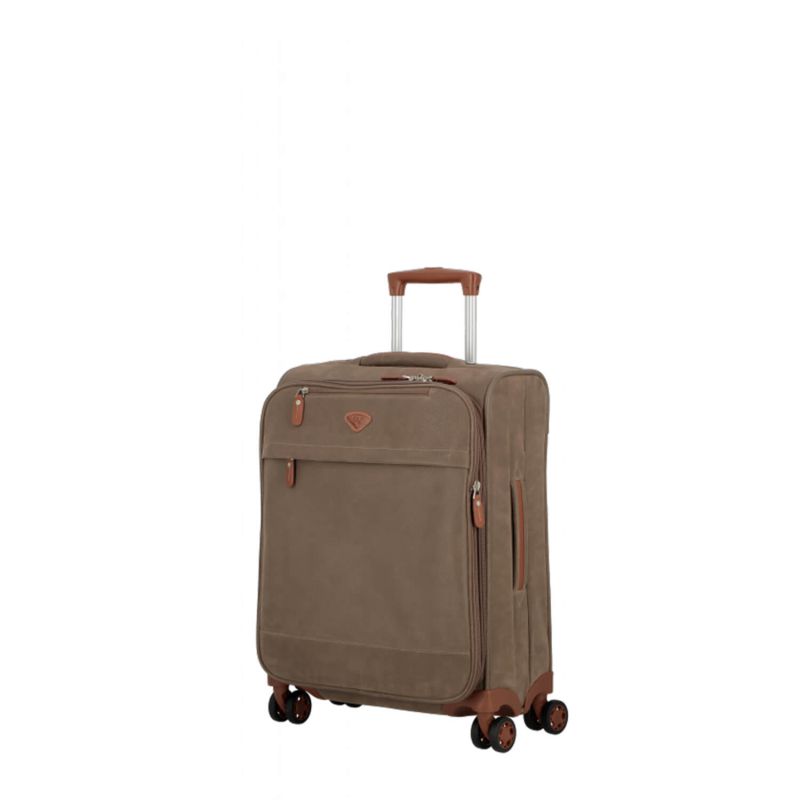 Valise cabine souple Uppsala 54 cm Extensible Argile