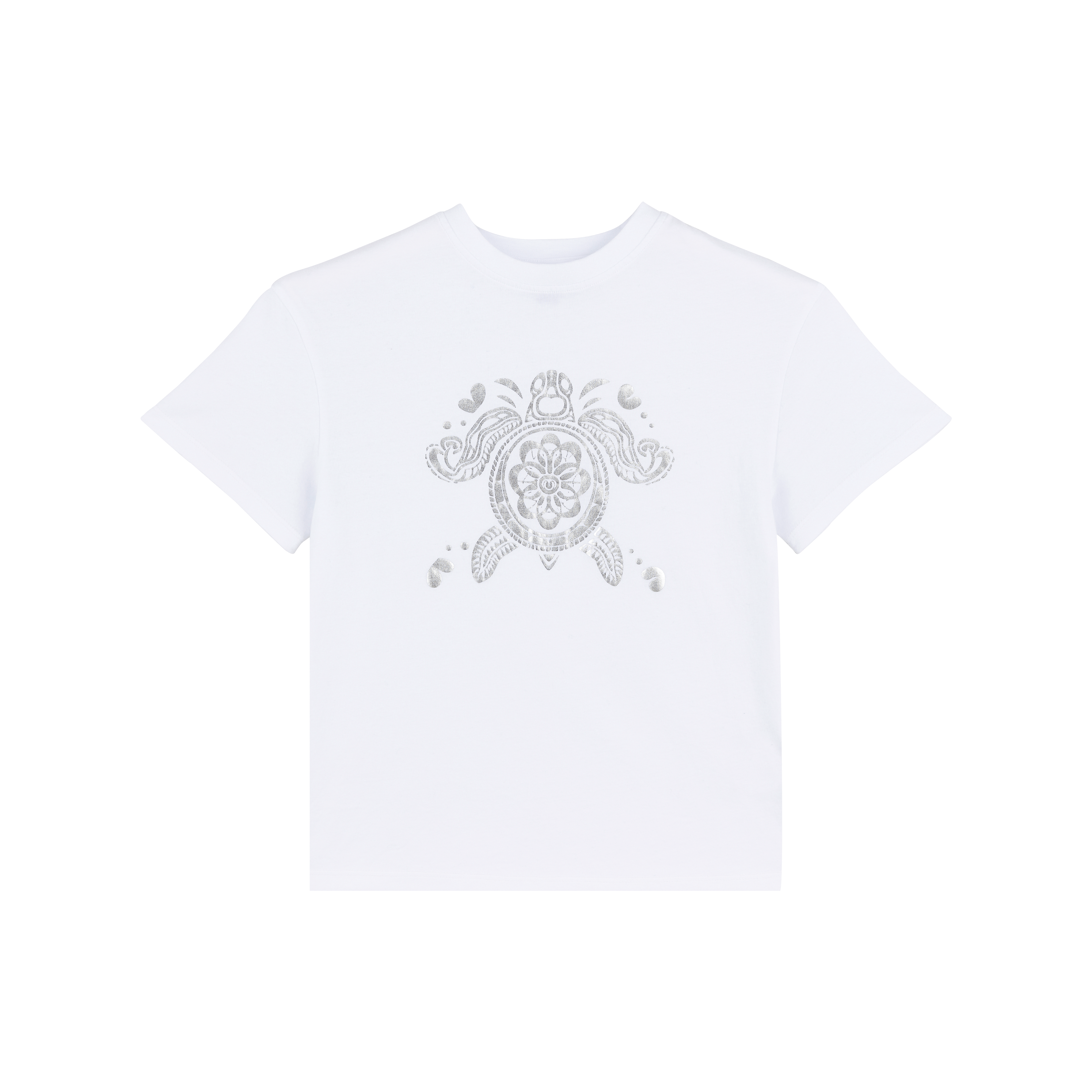T-shirt en Coton Organique Fille Tribal Turltes