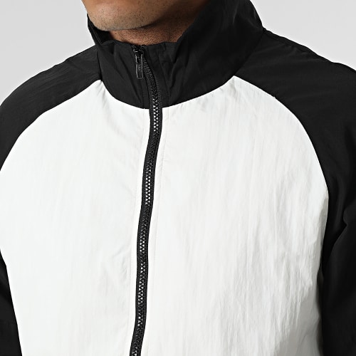 Veste Zippée Bicolore TB2745 Blanc Noir