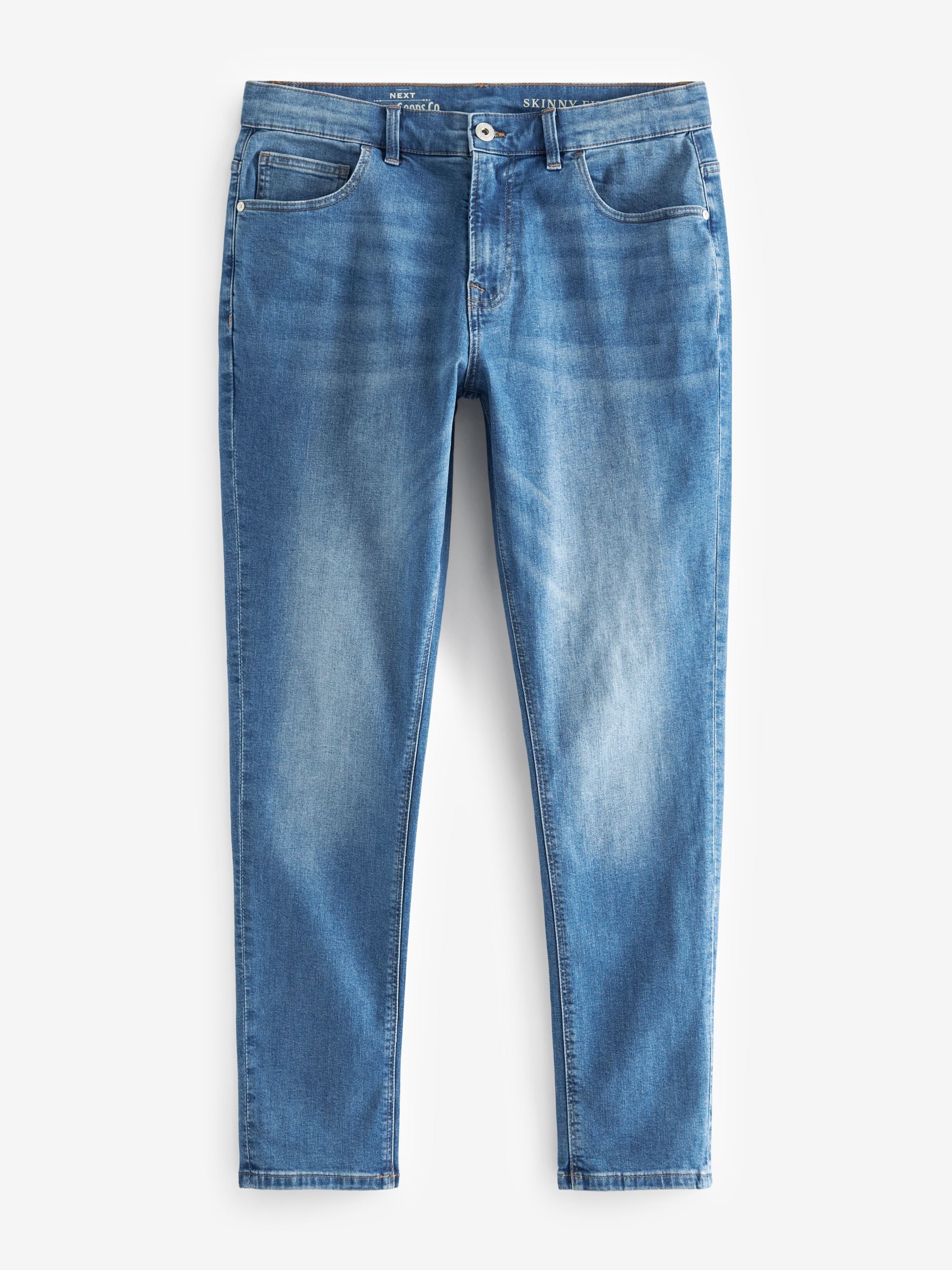 Lichtblauw - Enkele - Skinny fit klassieke stretchy jeans