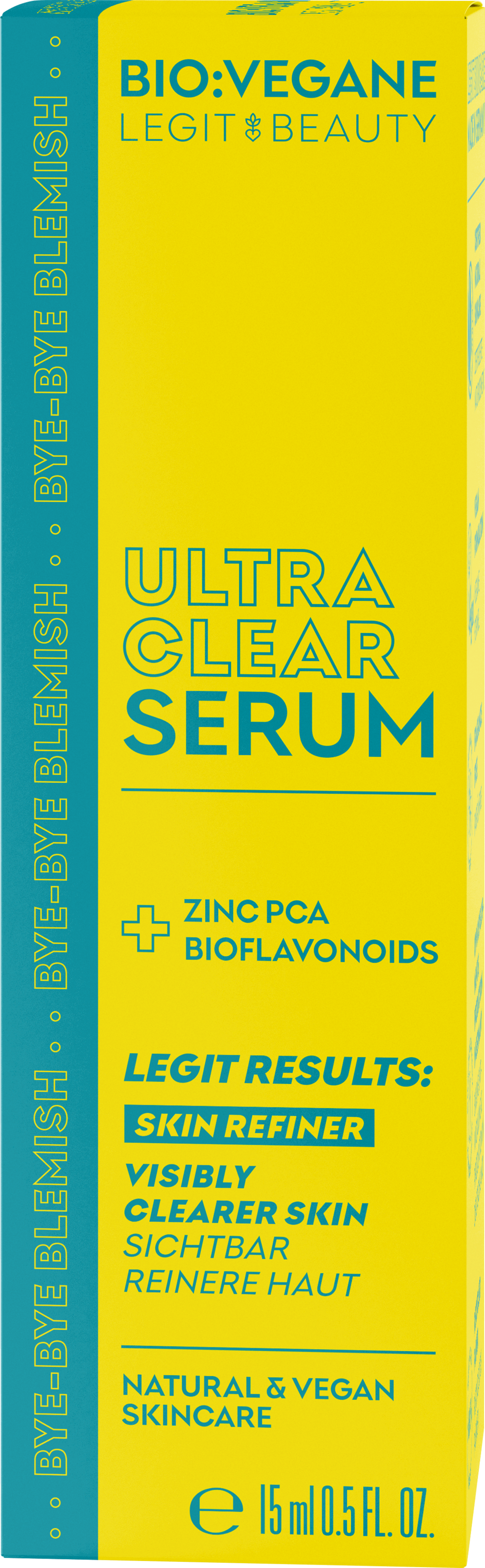 BIO:VÉGANE Legit Beauty  Ultra Clear Serum, 15 ml