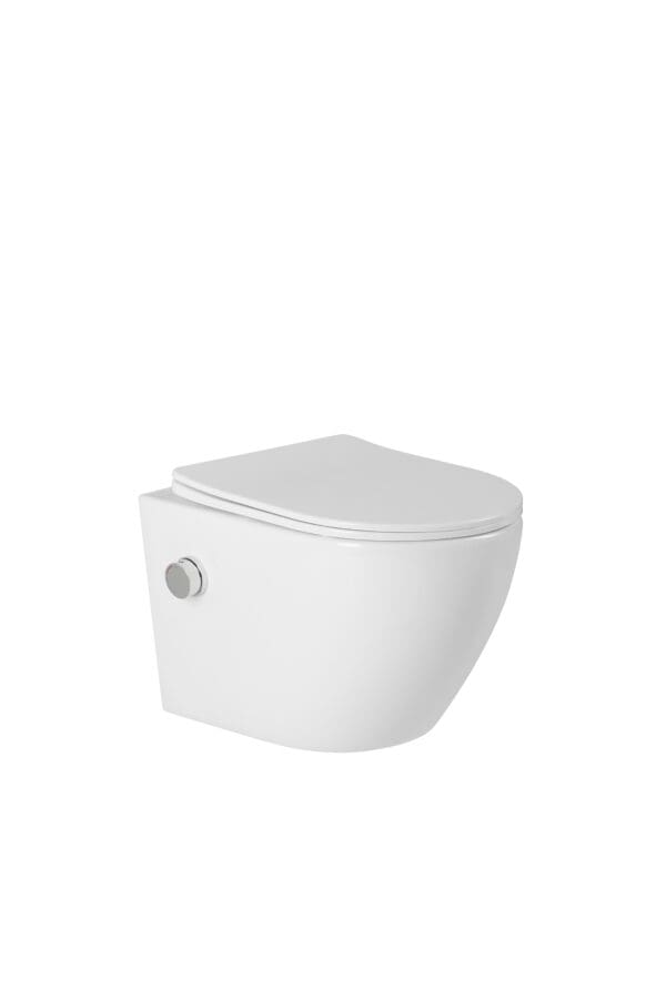 DTG Livorno douche wc met softclose zitting wit glans
