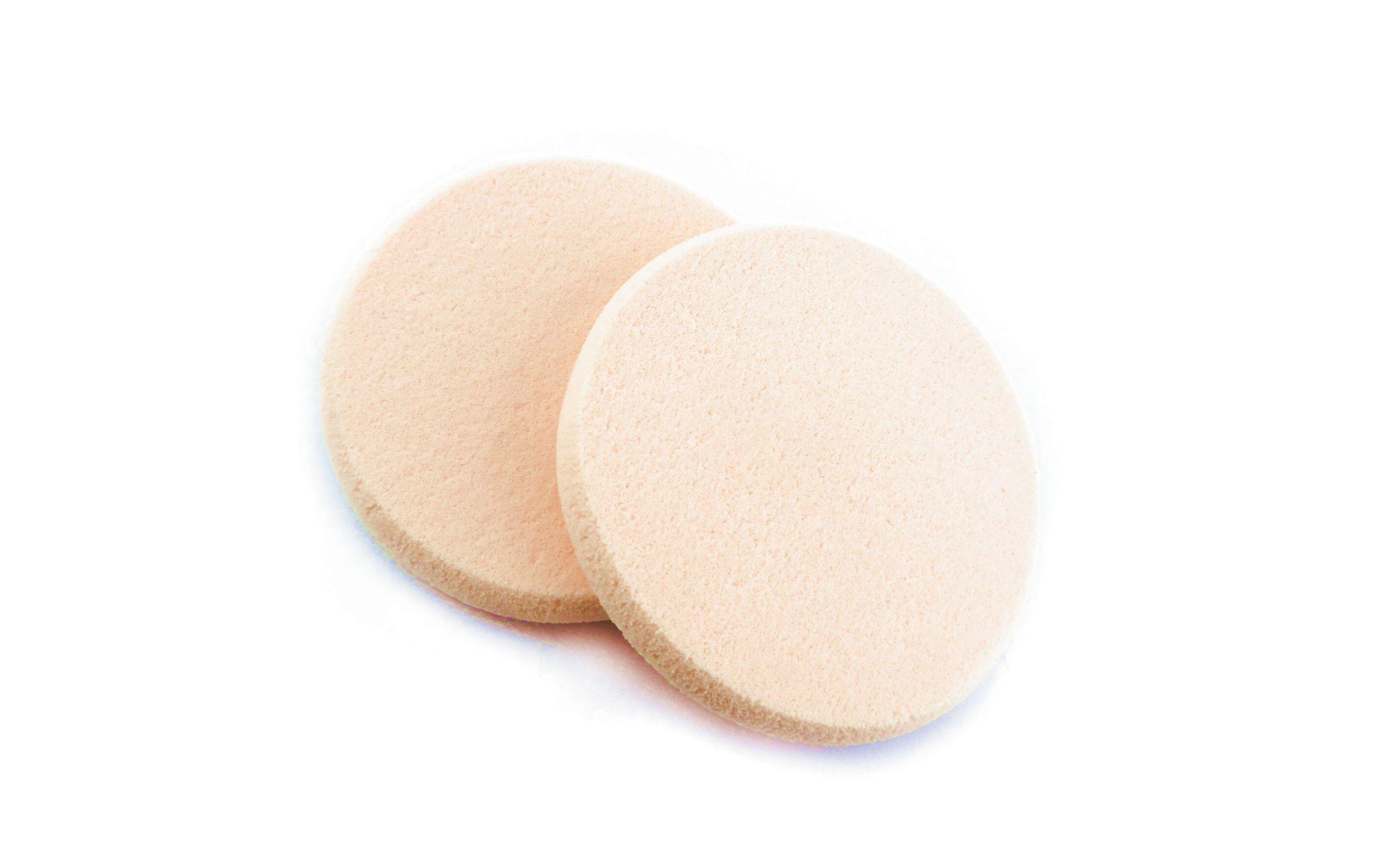 Make-up-Schwamm Make-up Schwämmchen rund beigeMake-Up-Schwamm zum hygienischen und gleichmässigen Auftragen von flüssigem Make-up.