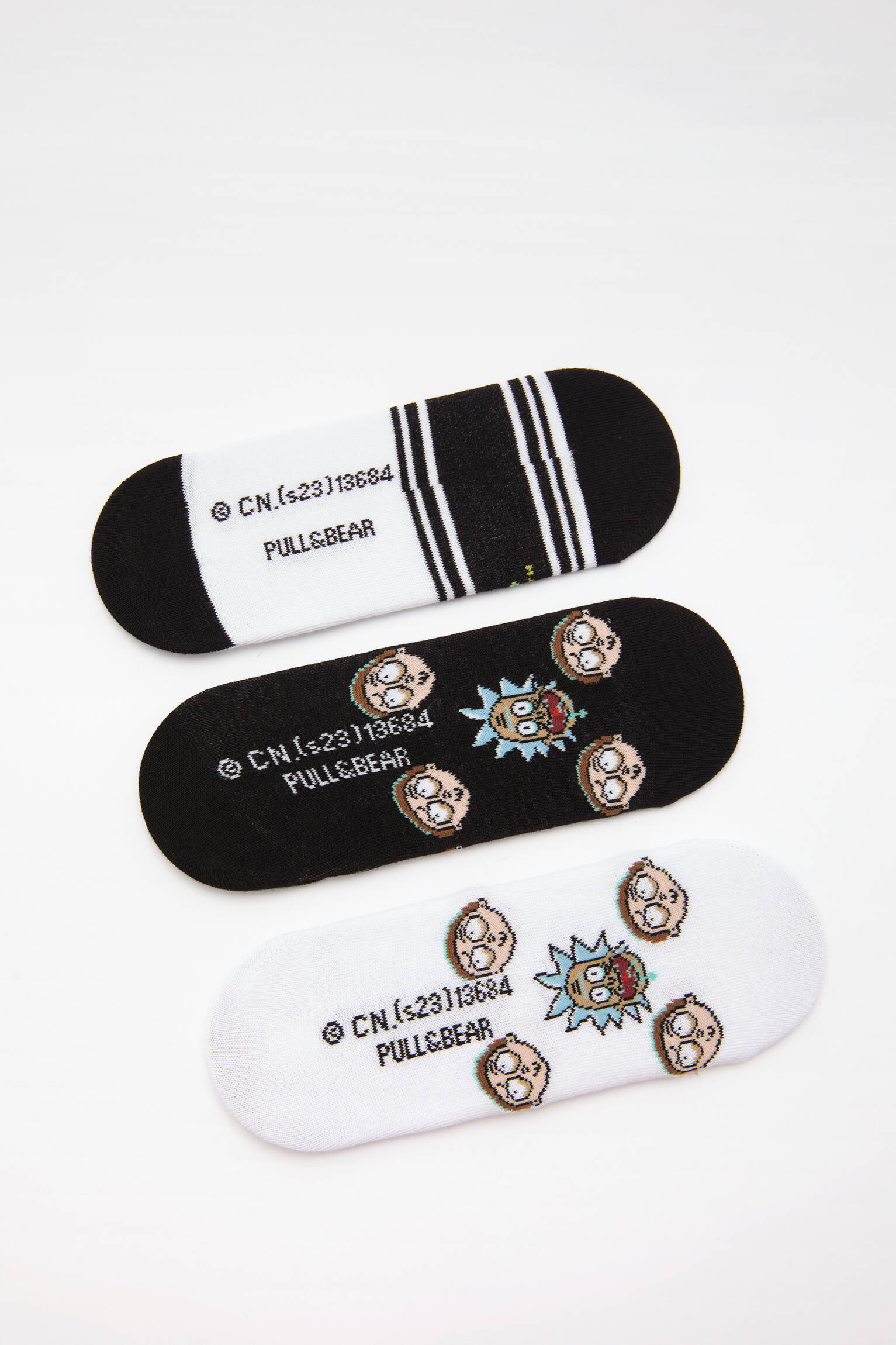 Pacote com 3 pares de meias Rick & Morty - Estampas Variadas