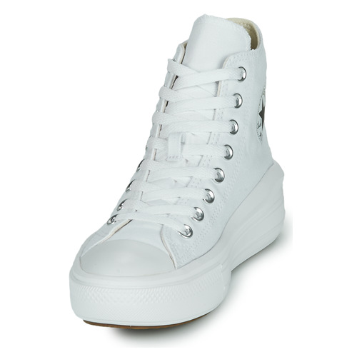 Converse - CHUCK TAYLOR ALL STAR MOVE CANVAS HI - Blanc