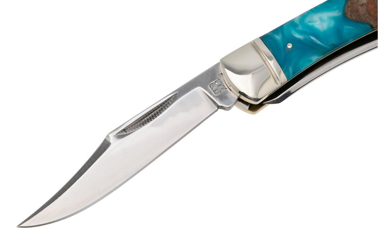 Rough Ryder Large Moose RR2652, Satin 440, Pandora Swirl Wood Resin, zakmes