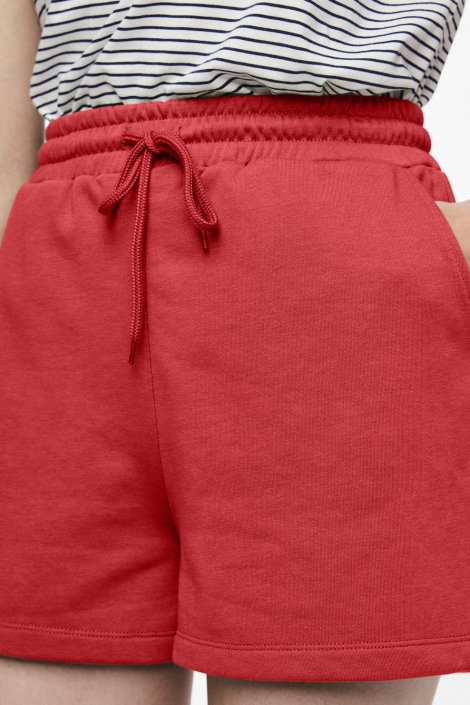 Pieces rode dames korte broek