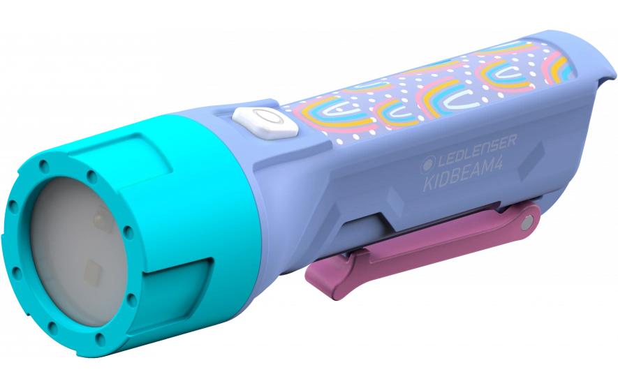 Kidbeam4 lilaWiederaufladbare LED-Taschenlampe für Kinder
