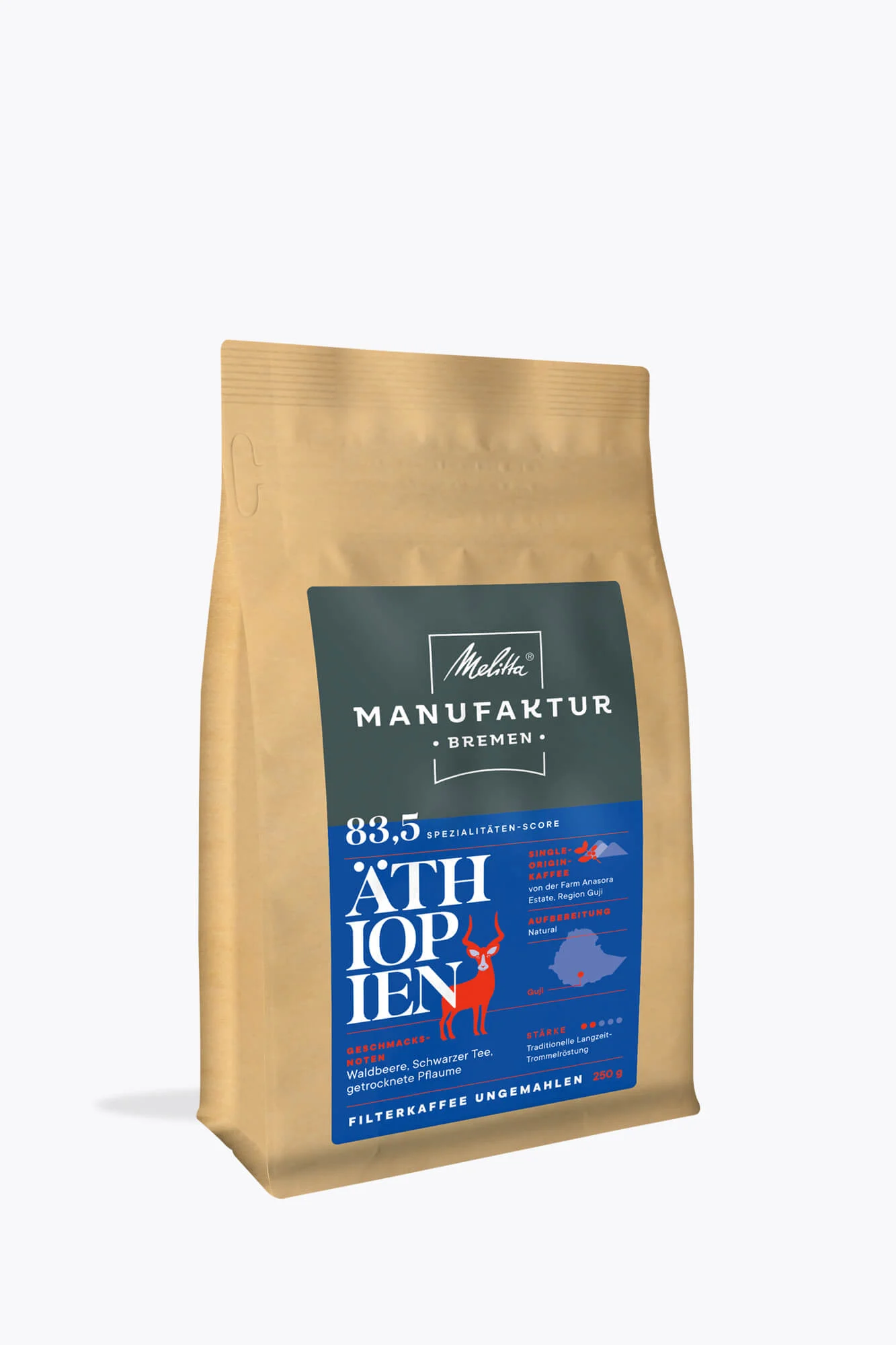 Melitta® Manufaktur Bremen Äthiopien Single-Origin-Kaffee 250g