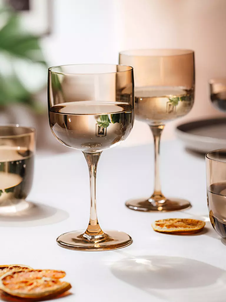 LIKE BY VILLEROY & BOCH Weinglas/Weinkelch 2er Set LIKE GLASS 270ml Clay orange