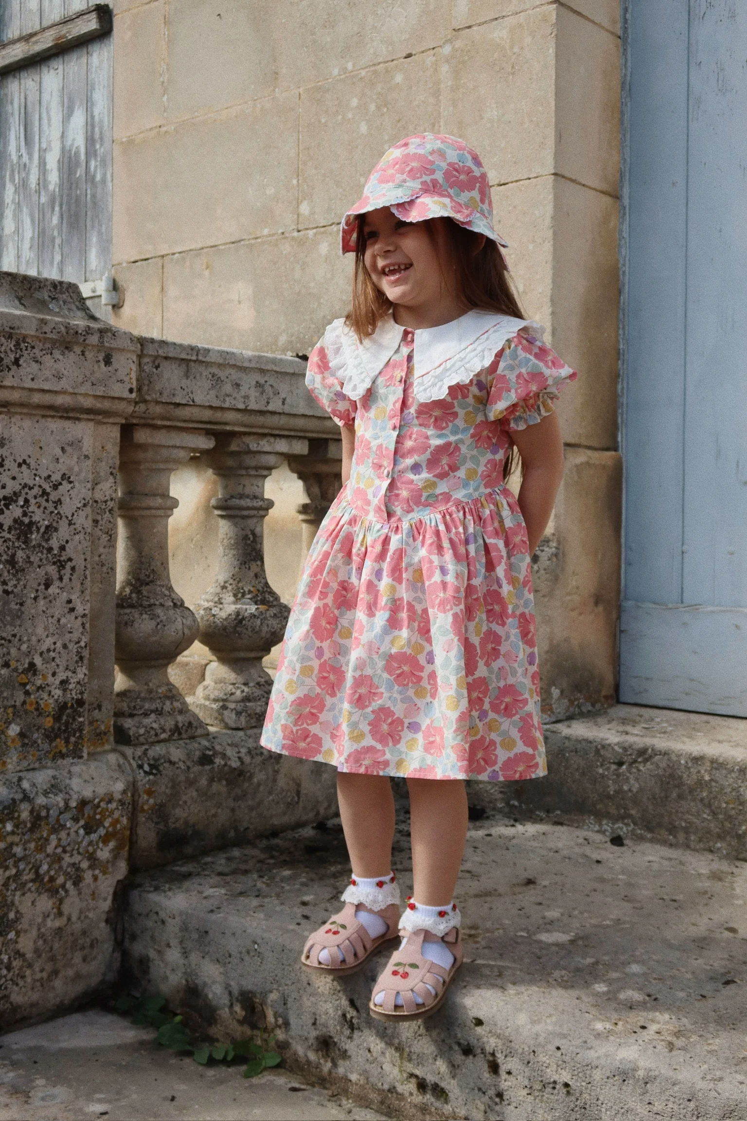 Coeur kjole - fleur anglaise - 2Y
