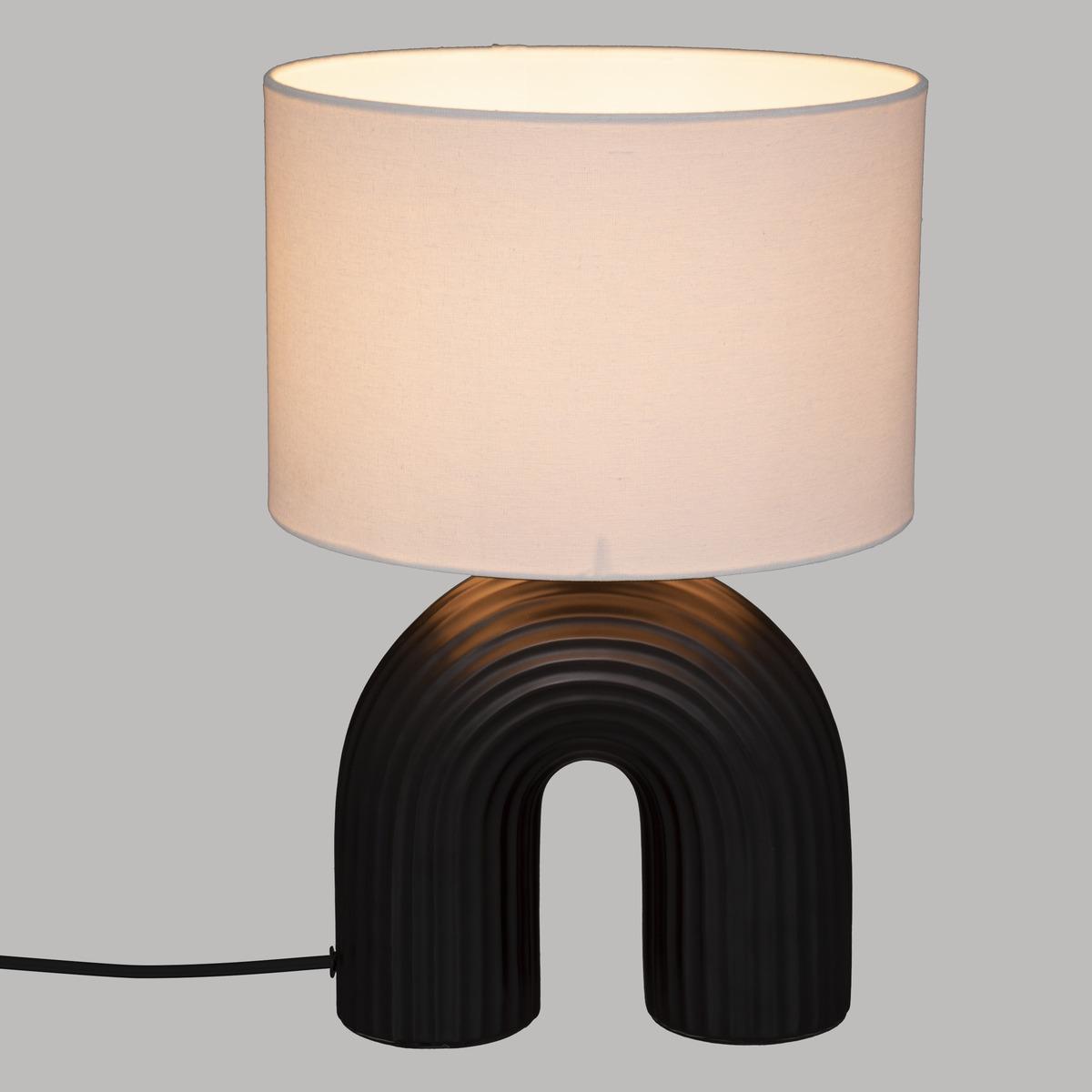 LAMPE SUR PIED EIDEL NOIR H.40.5CM