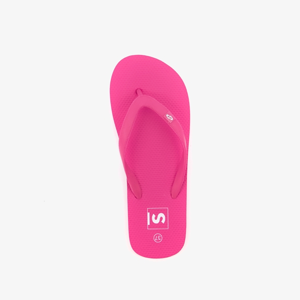 Dames teenslippers roze