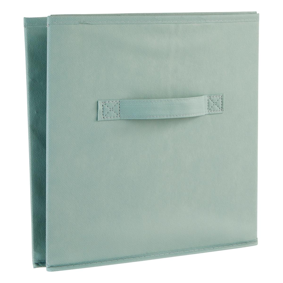 BOITE DE RANGEMENT 31X31CM CELADON