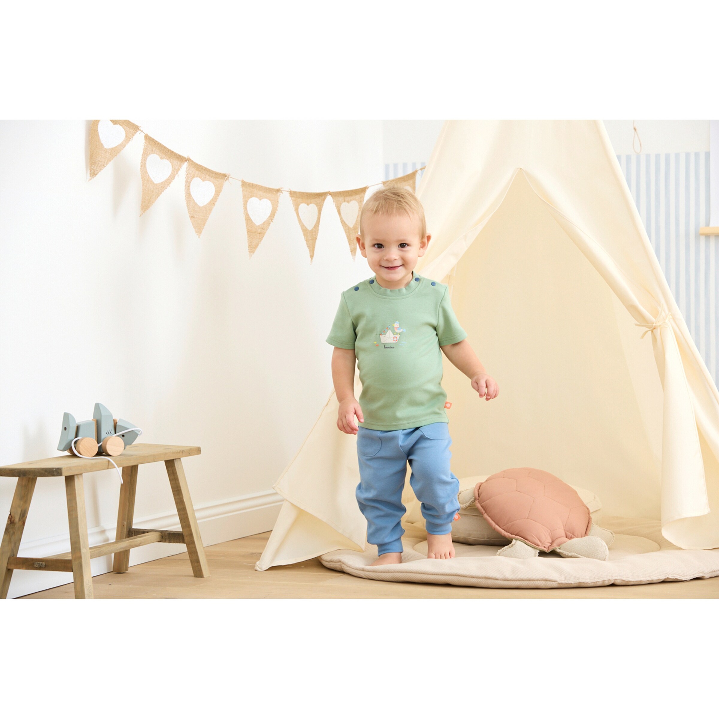 Bornino - Summer Beach Jogginghose blau