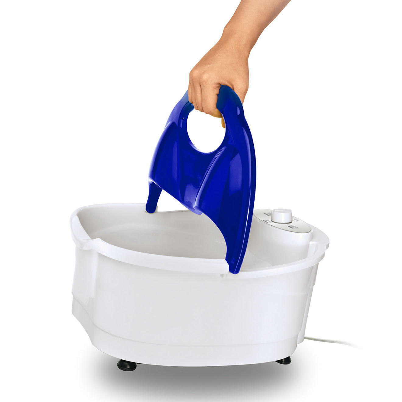 Yoghi Bain de pieds massant blanc/bleu - 5 L