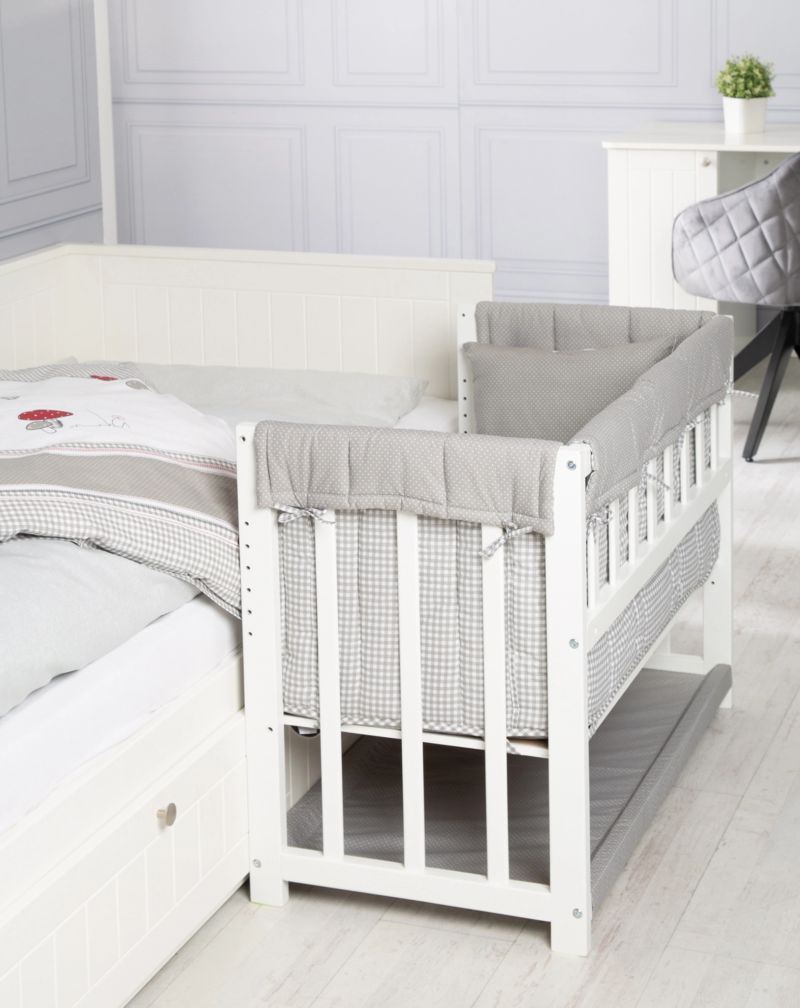 Beistellbett ADAM & EULE 4in1 75 x 95 cm