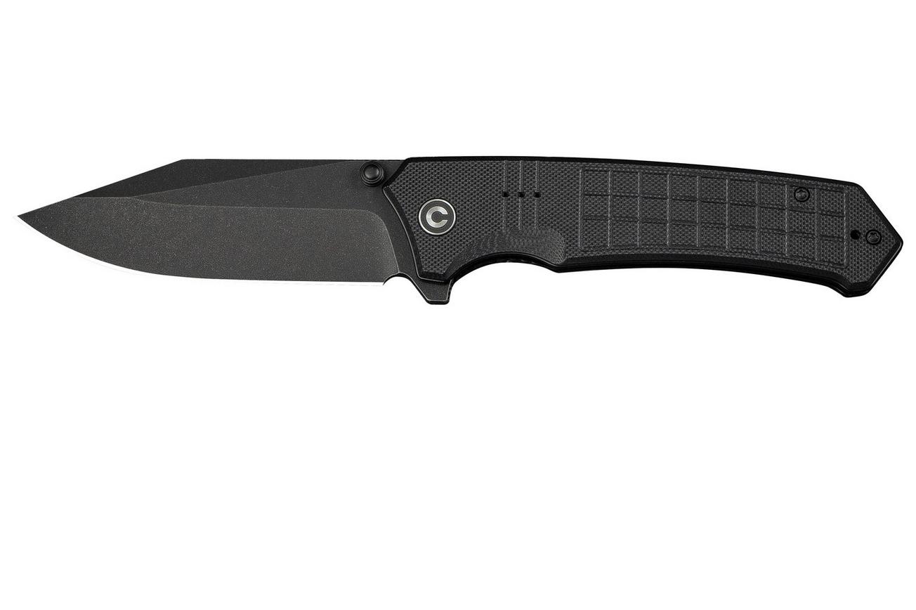 Civivi Tacticorix C23055-1 Blackwashed Nitro-V, Black G10, zakmes