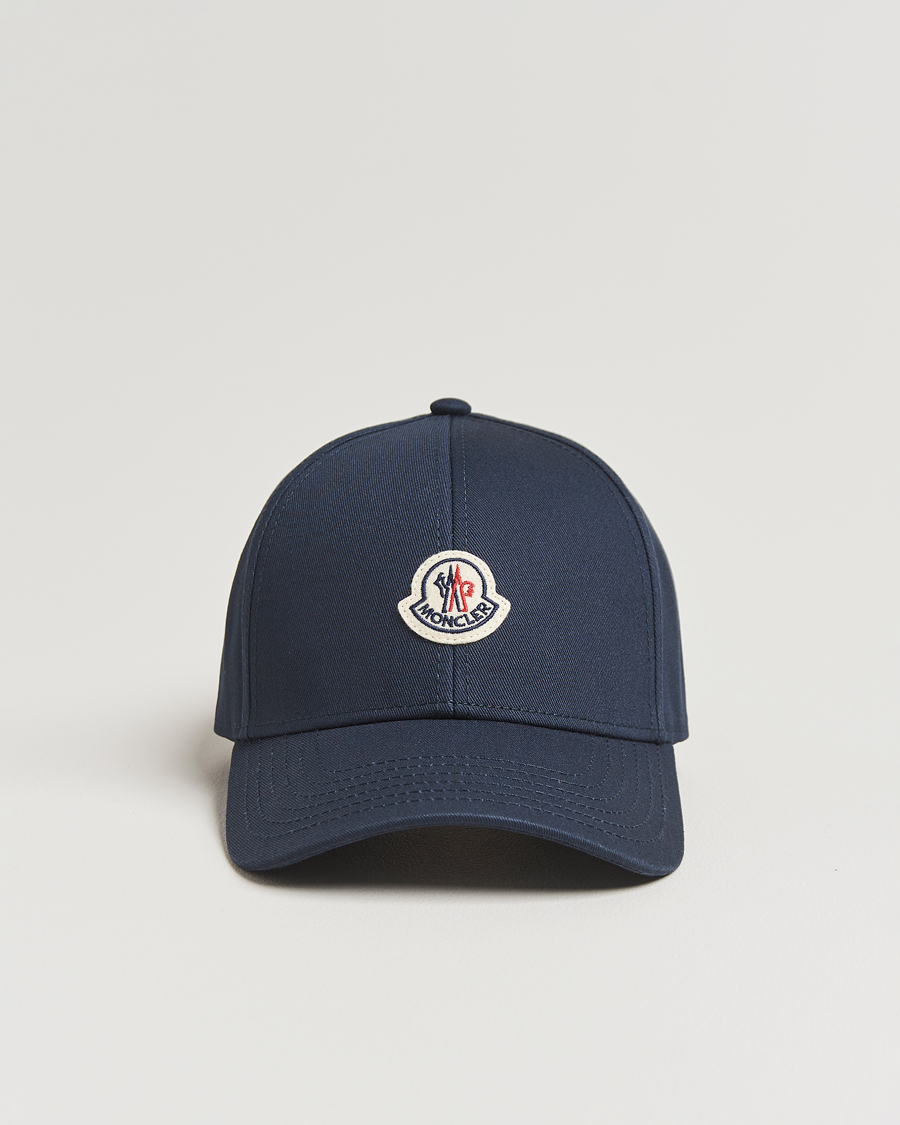 Moncler Logo Baseball Cap Navy
