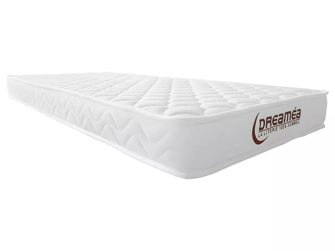 Ensemble 90 x 190 cm cadre à lattes + matelas mémoire de forme ép.15cm - PELOPS de YSMÉE