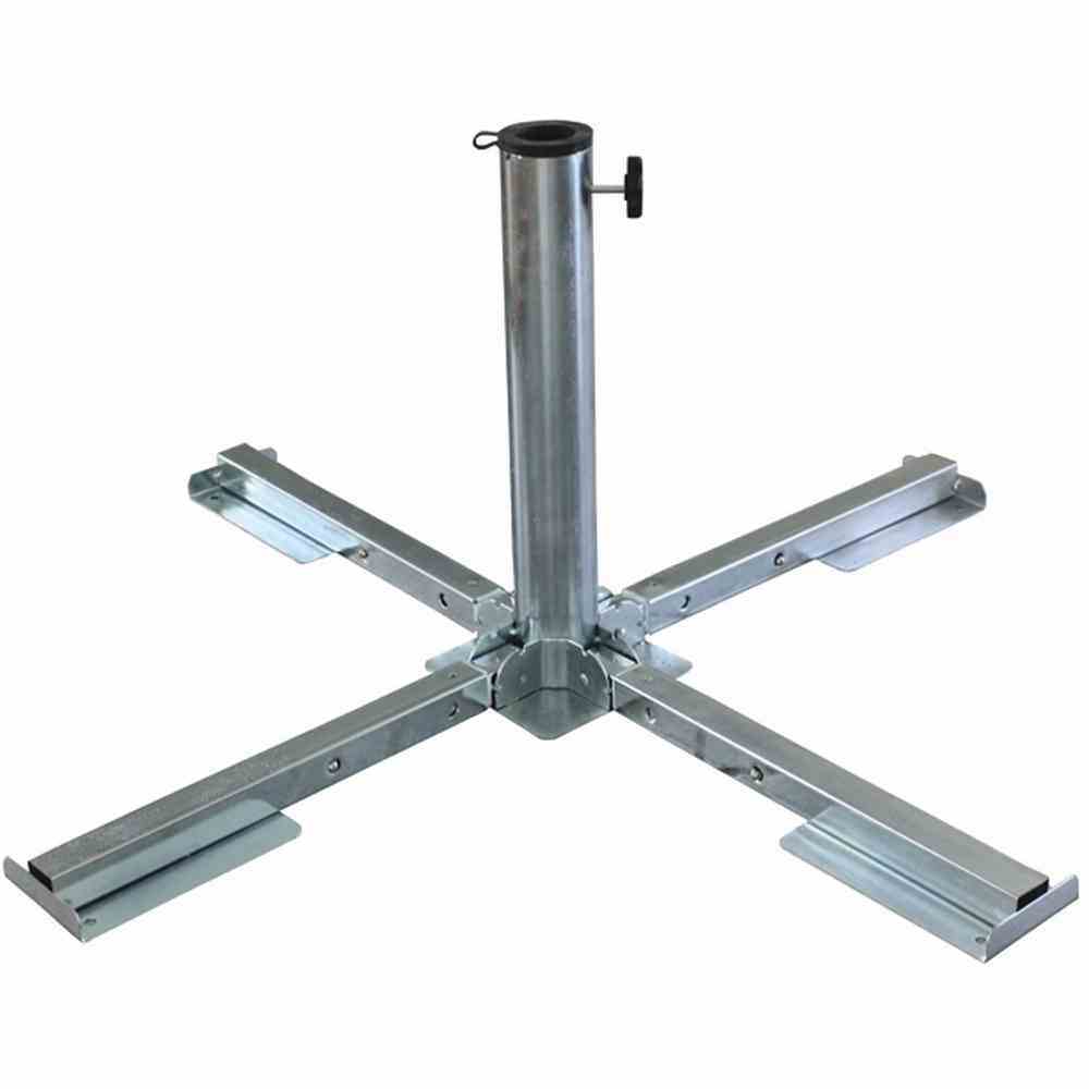 Schirmständer - silber - klappbar