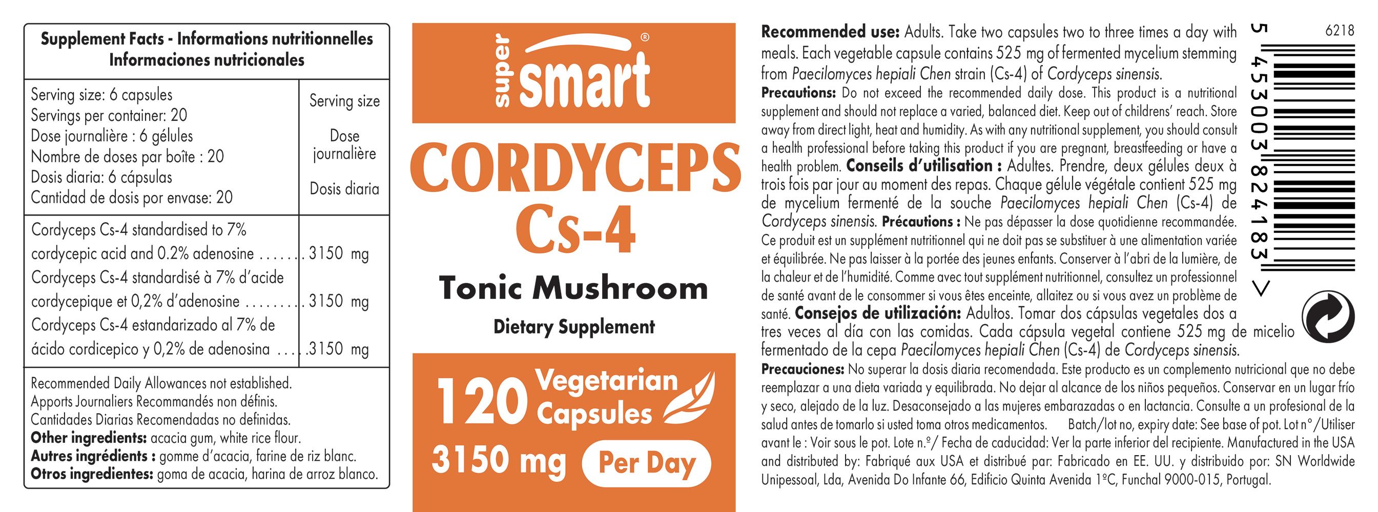 Cordyceps Cs-4 - SuperSmart