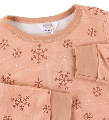 Joha Bluse - Uld/Bambus - Fersken