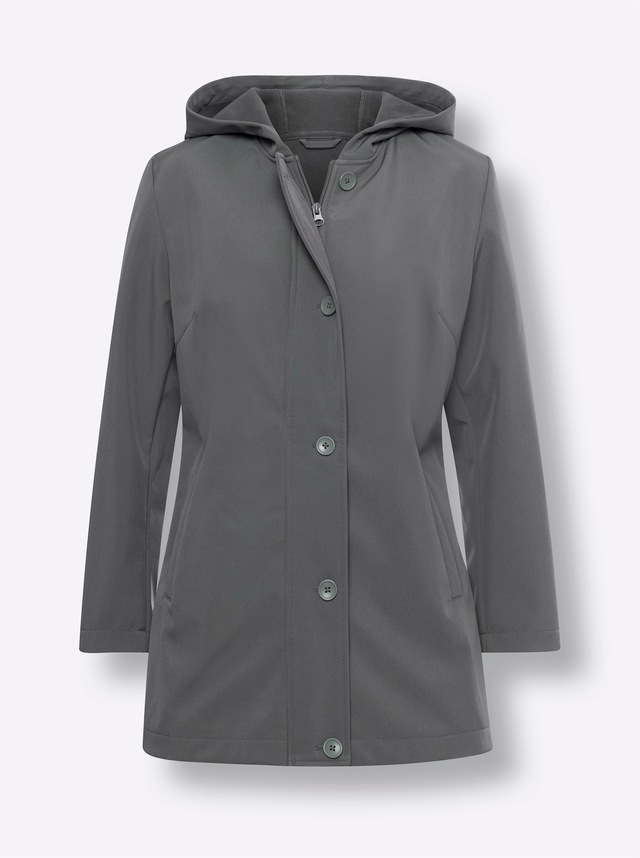 Classic Basics Softshelljacke mit Kapuze