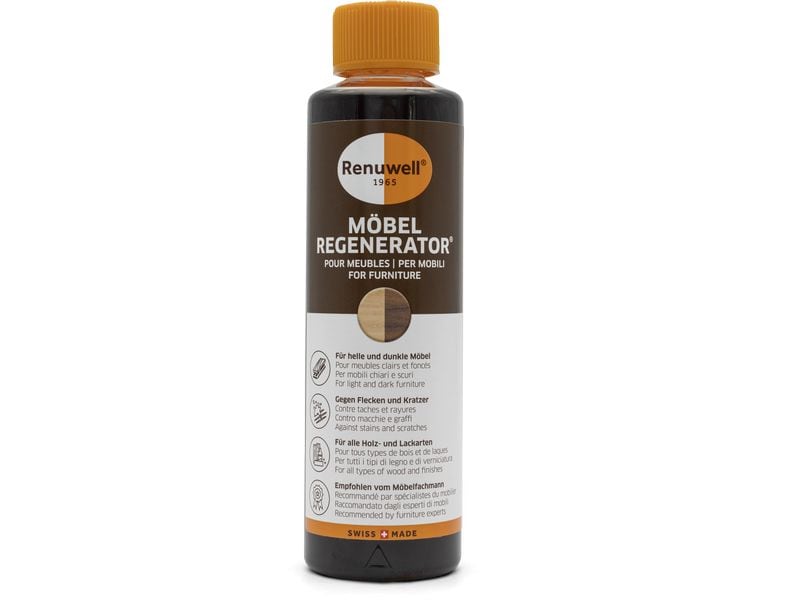 Renuwell Pflegereiniger Möbel-Regenerator, 270 ml Zum Reinigen, Auffrischen, Pflegen und Schützen von Holz