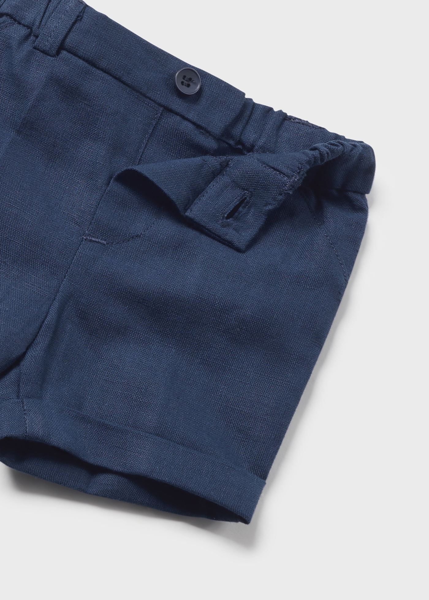 Conjunto Niagara de 2 peças, colete de linho europeu para recém-nascidos.
