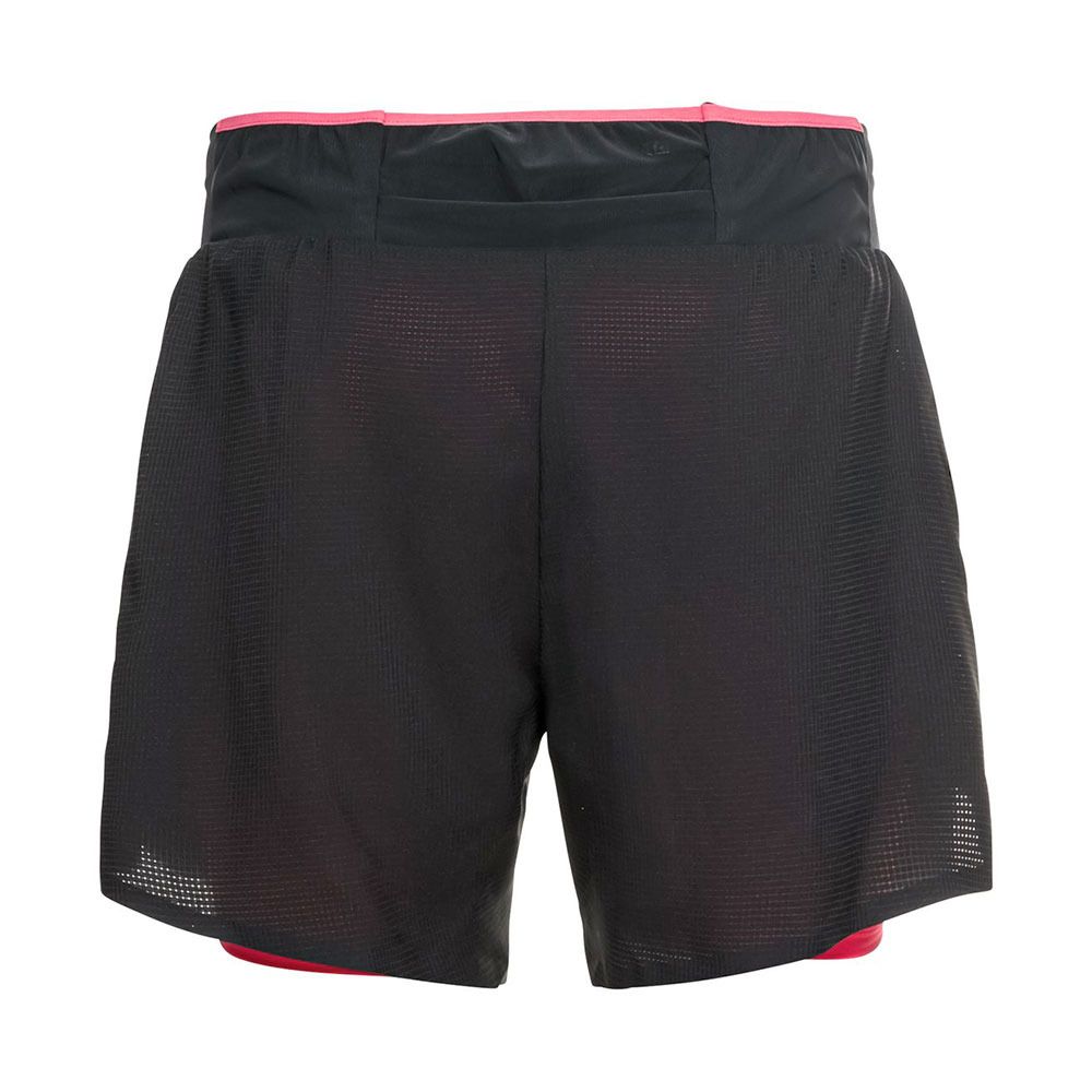 Odlo AXALP TRAIL - Short Femme black/paradise pink