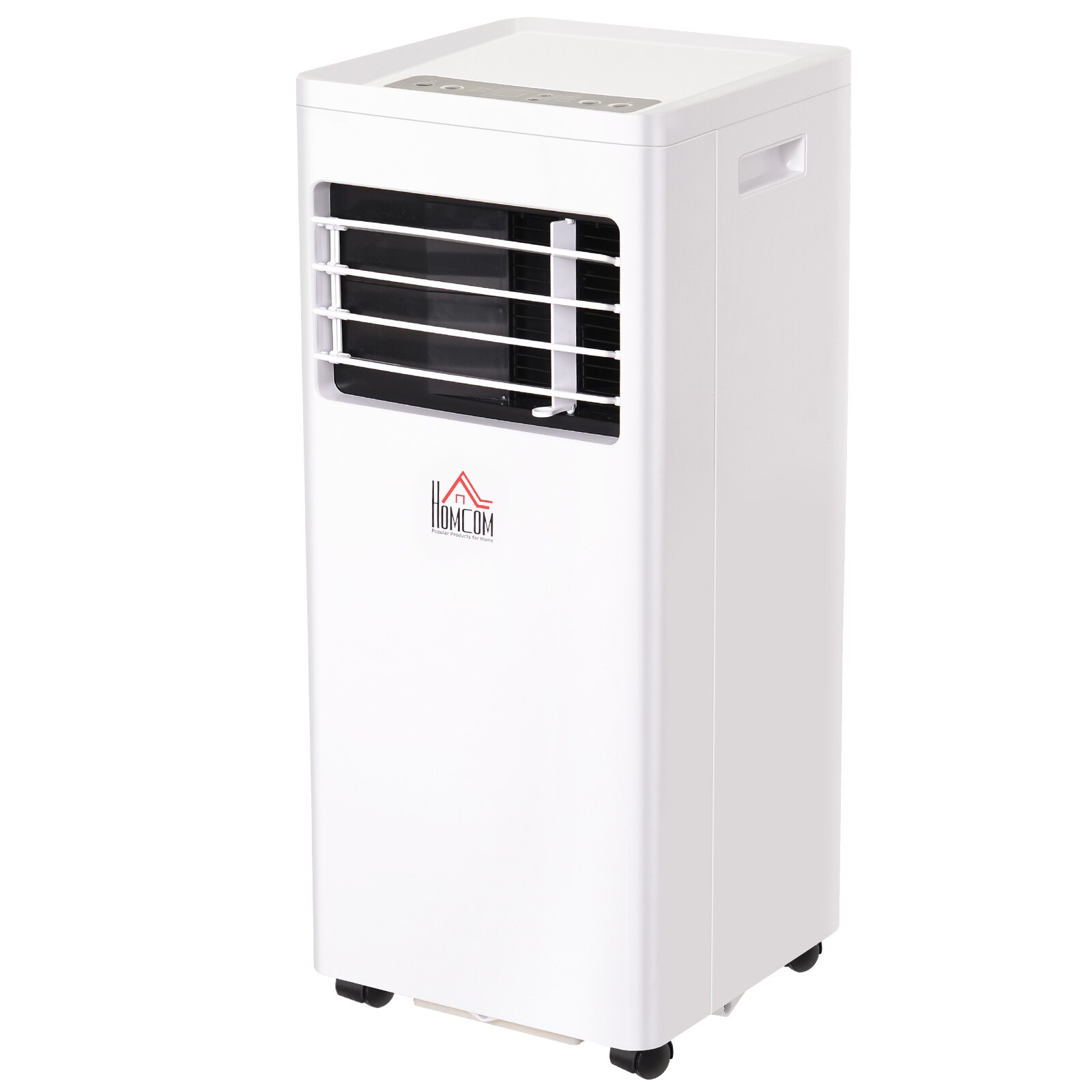 HOMCOM Mobile Klimaanlage mit 3 Modi und Fernbedienung weiß 30,5 x 32,8 x 67,8 cm (LxBxH)