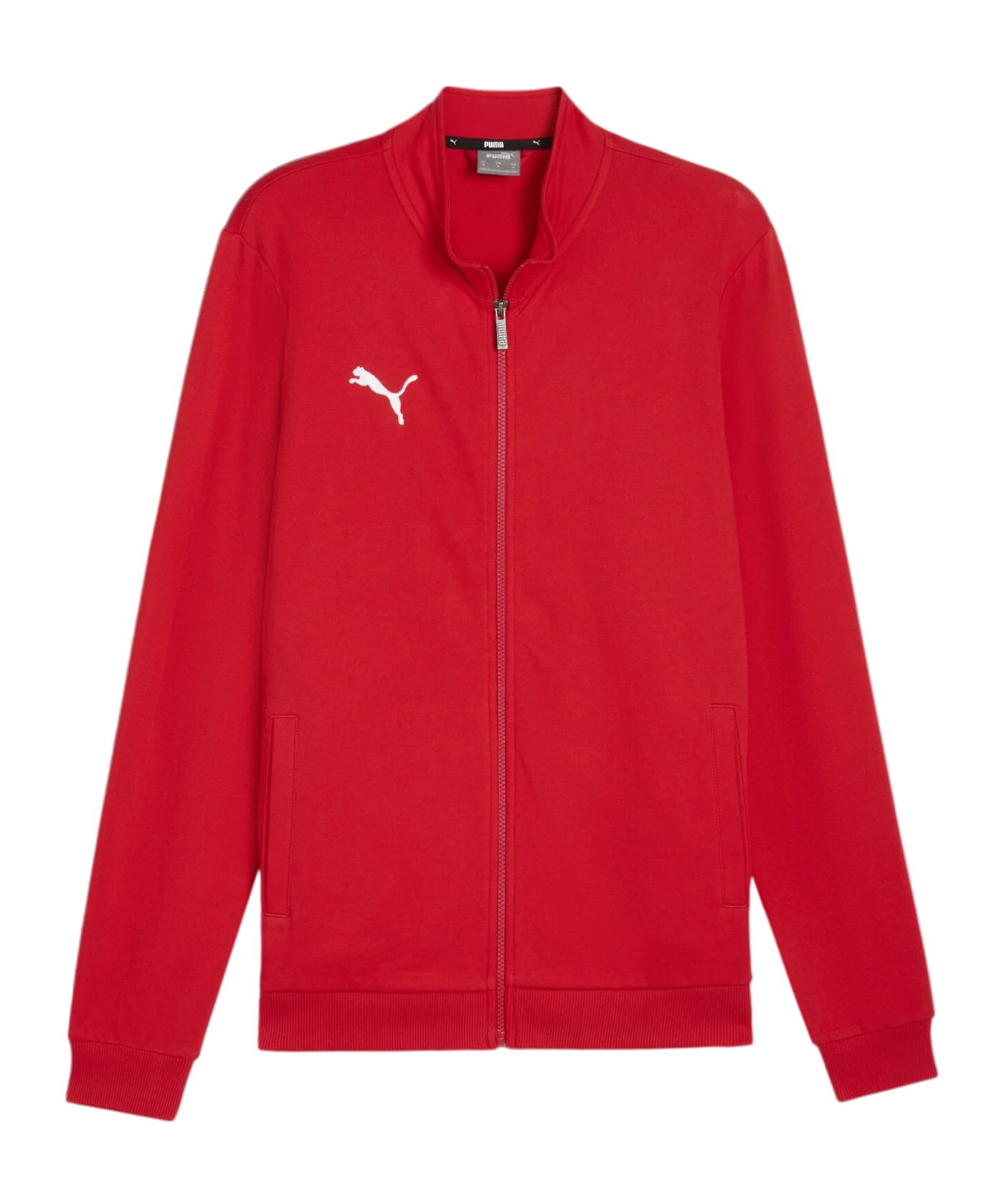 PUMA teamGOAL Casual Trainingsjacke Rot Weiss F01