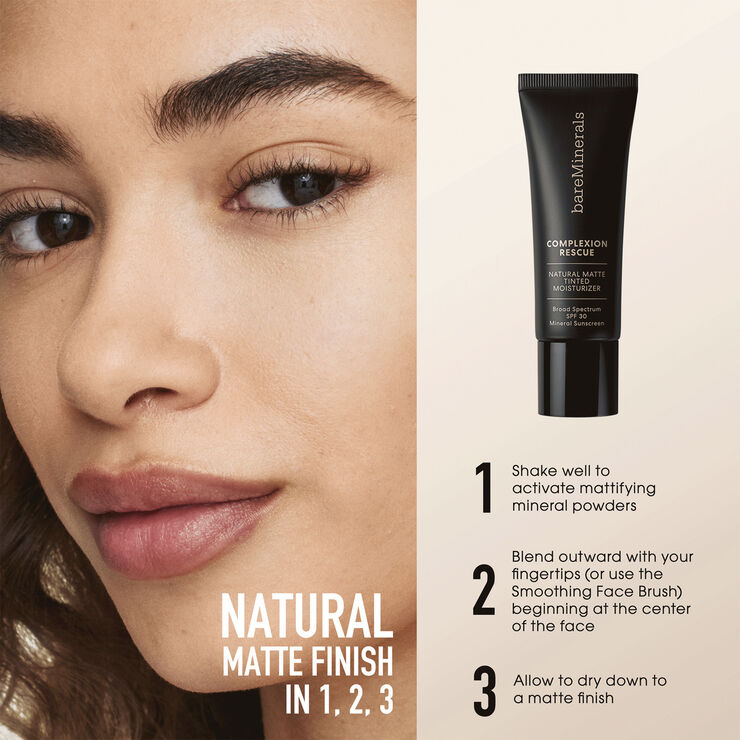 Bareminerals Complexion Rescue Natural Matte Tinted Moisturizer Mineral SPF 30 Maho