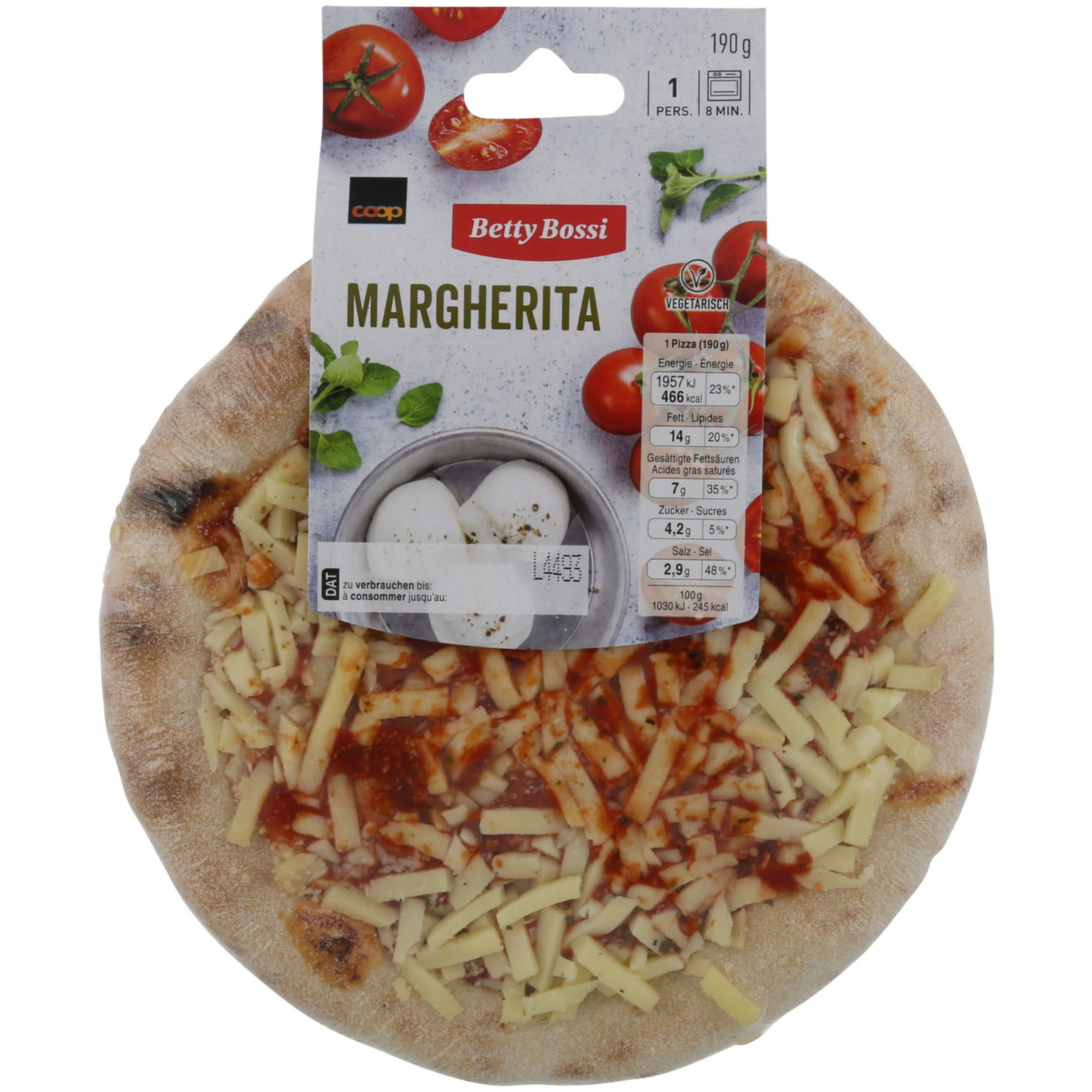 Betty Bossi Pizza Margherita mini