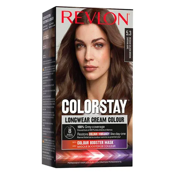 Revlon Colorstay Coloração Permanente nº 5.3 Castanho Dourado 165ml