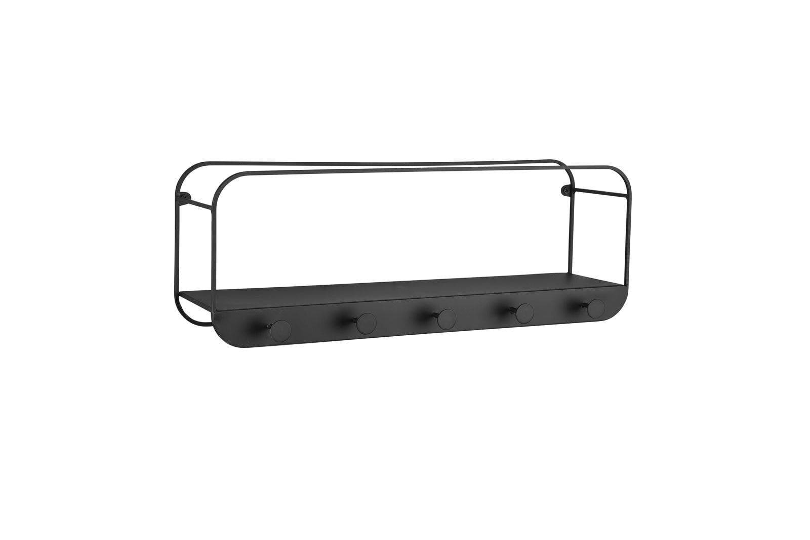 Wandregal LIANDRA 50x18 cm schwarz