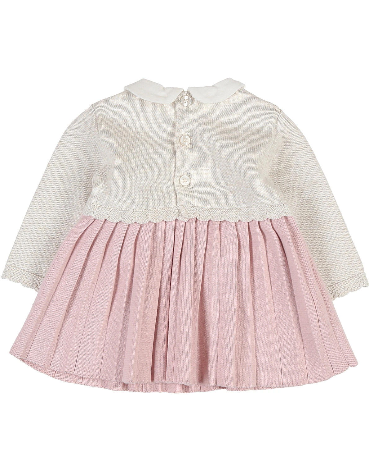 Strick-Kleid FINO in beige/rosé