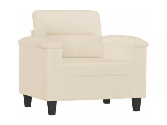 Ensemble de canapés 4 pièces avec coussins Beige Tissu microfibre