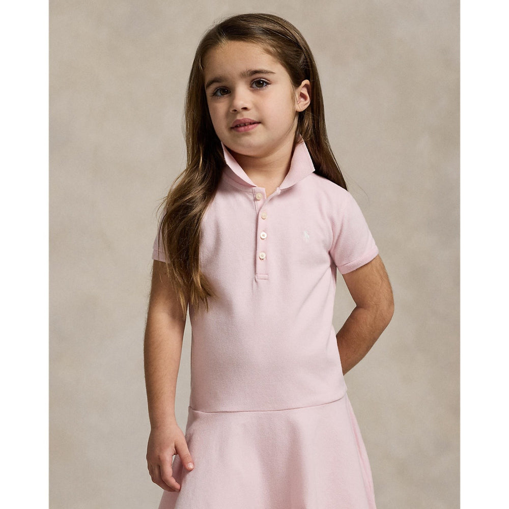 Køb Polo Ralph Lauren Hint Of Pink W/ White Day Kjole