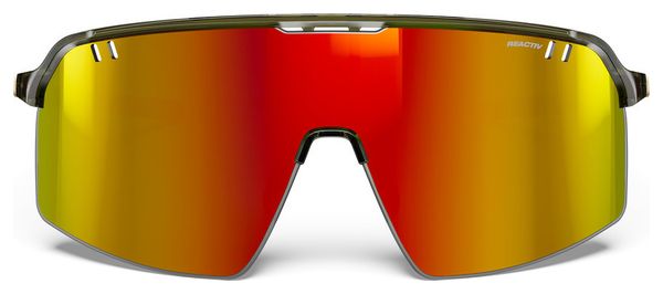 Lunettes Julbo Intensity Reactiv 1-3 LAF Vert Army Translucide Brillant/Beige Mat