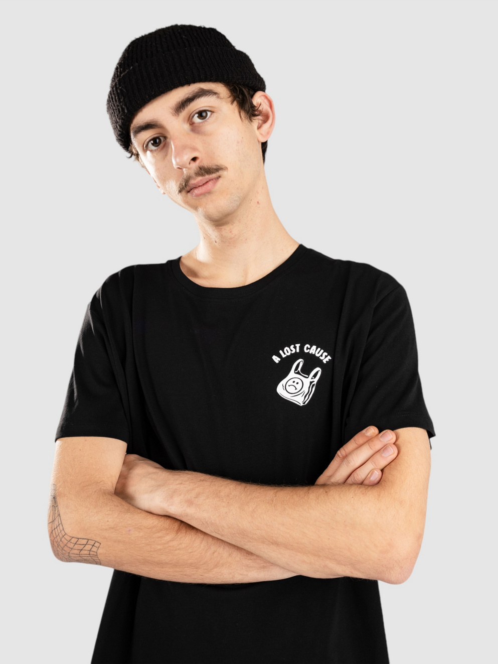 A Lost Cause F%#K Plastic T-Shirt black
