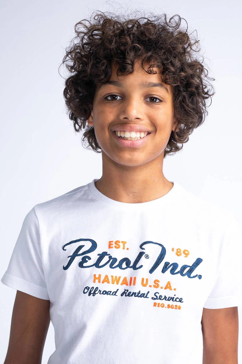 Petrol Industries T-shirt met logo wit