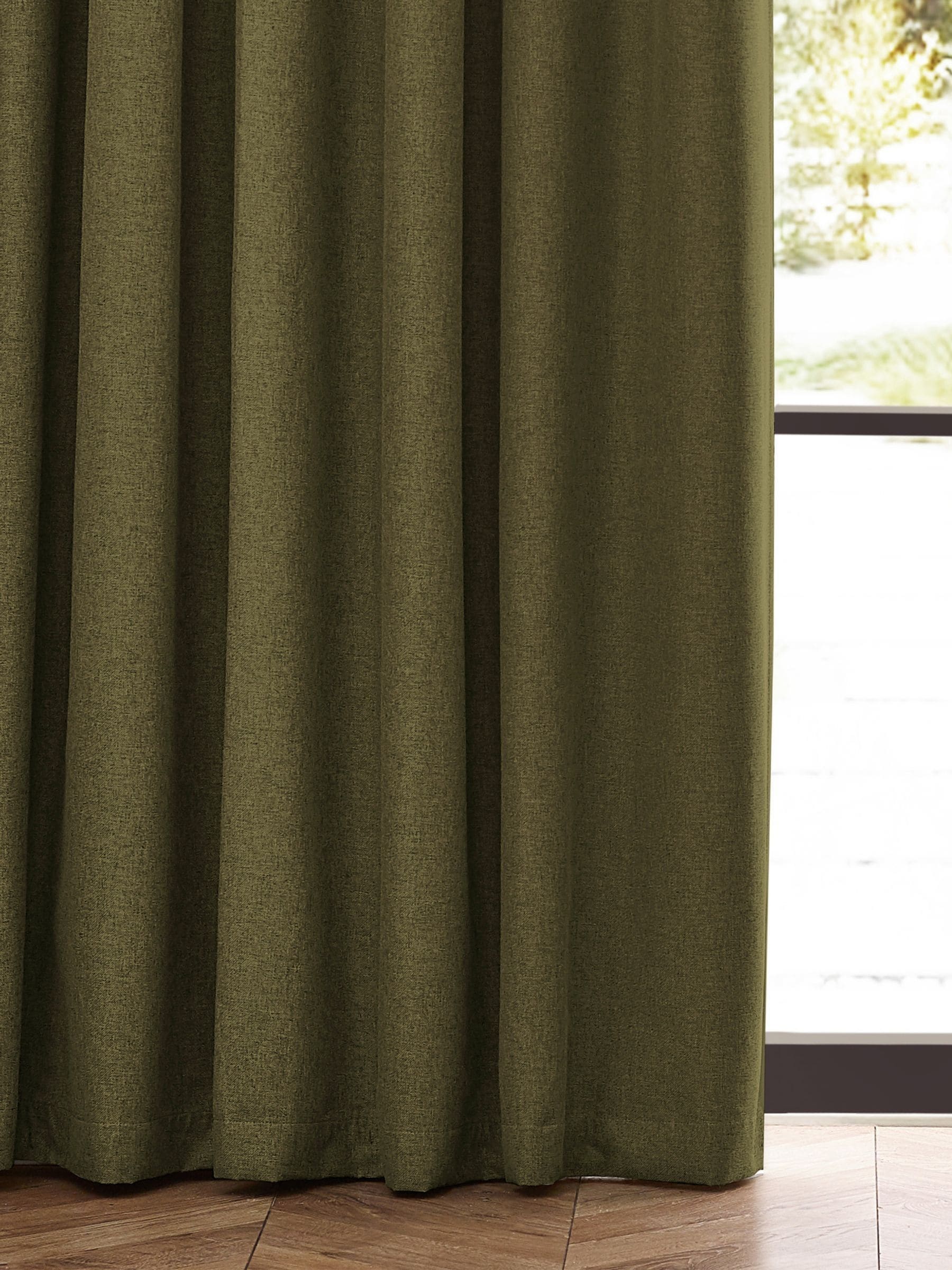 furn. Dawn 100% Blackout Thermal Pencil Pleat Curtains