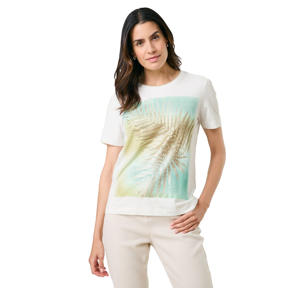 Dames Top Johanne print glitter